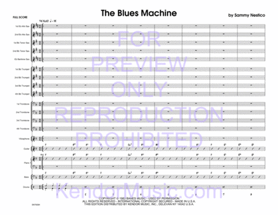 Blues Machine, The (Full Score)