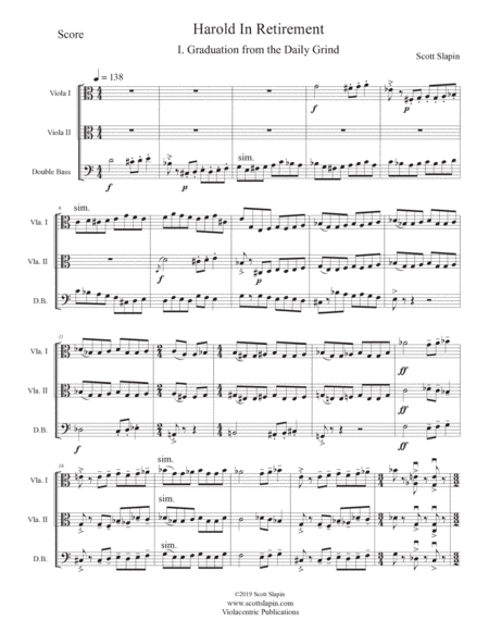 Music for Two or Three Violas and Double Bass
