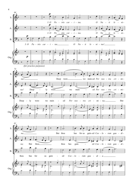 In Dulci Jubilo (SABar Choir and Organ) image number null
