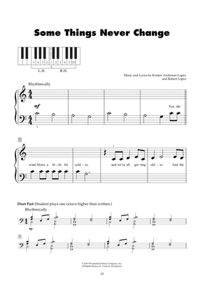 Book cover for Some Things Never Change (from Disney's Frozen 2)