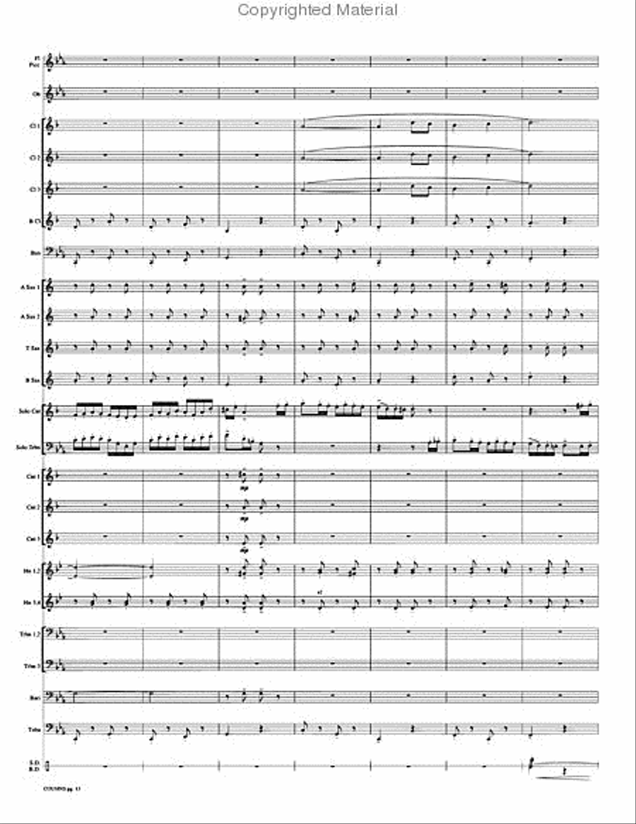 Cousins Cousins Concert Band scores gallery preview page 16