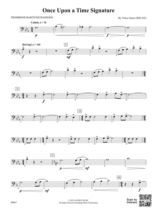Once Upon a Time Signature: 1st Trombone