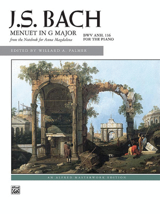 Book cover for J. S. Bach: Menuet in G Major, BWV Anh. 116