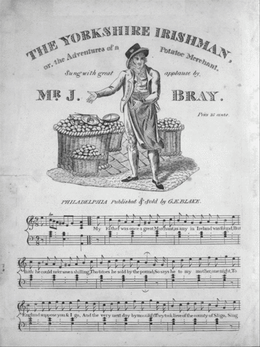 The Yorkshire Irishman, or, The Adventures of an Potatoe Merchant Voice scores gallery preview page 1