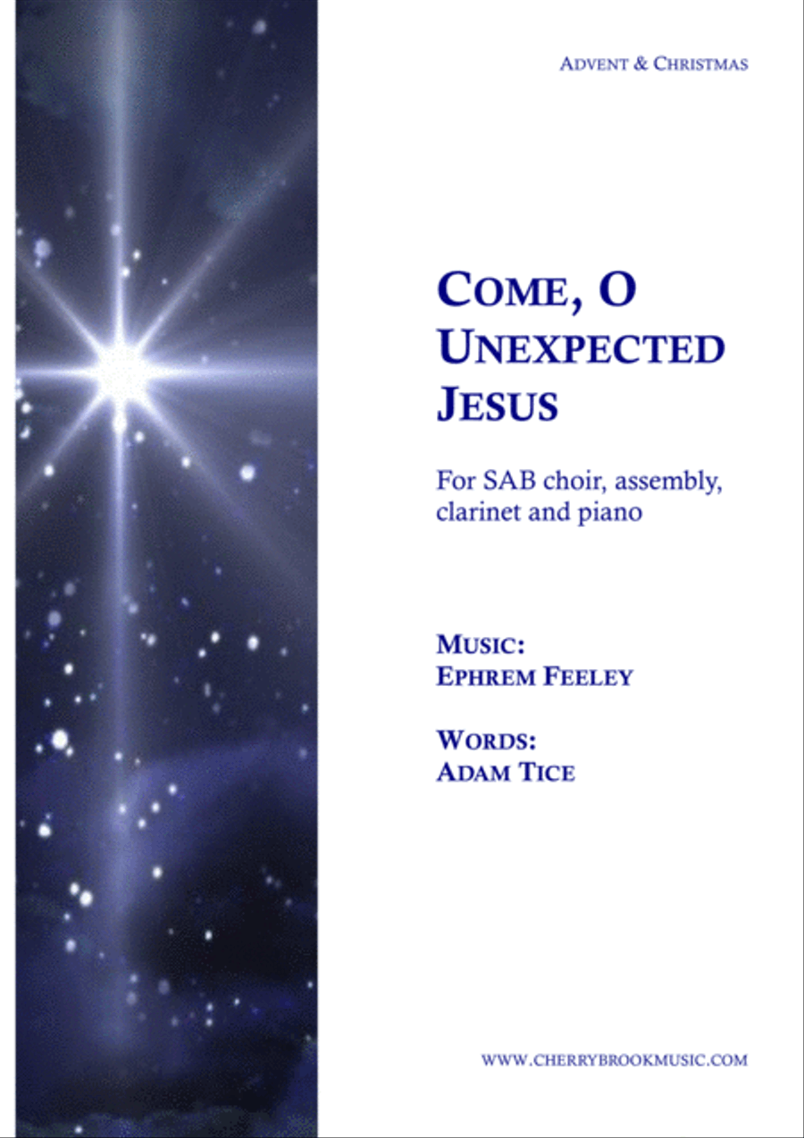 Come, O Unexpected Jesus 3-Part scores gallery preview page 1