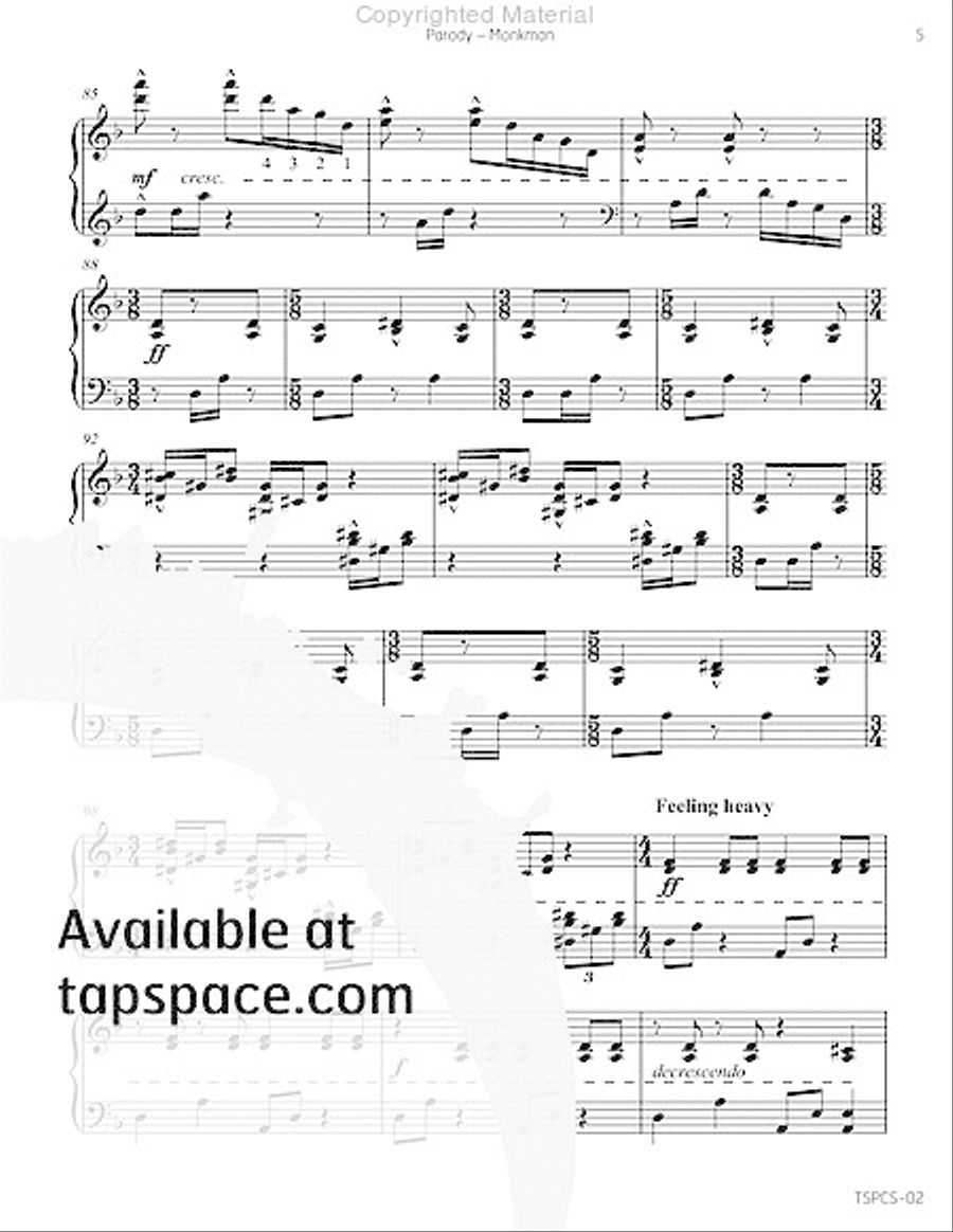 Parody Parody Marimba scores gallery preview page 8