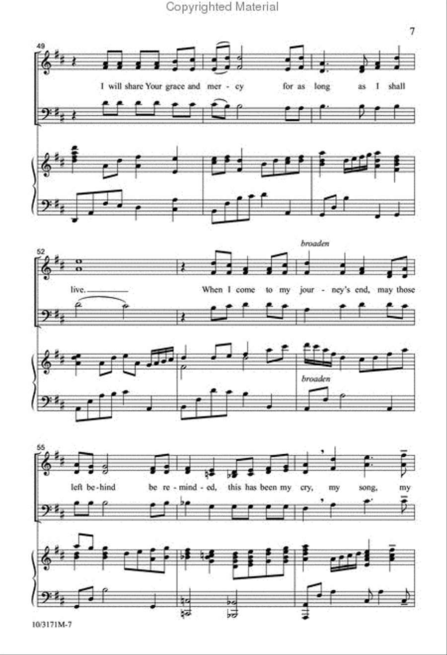 Make My Life an Alleluia Make My Life an Alleluia 3-Part scores gallery preview page 7