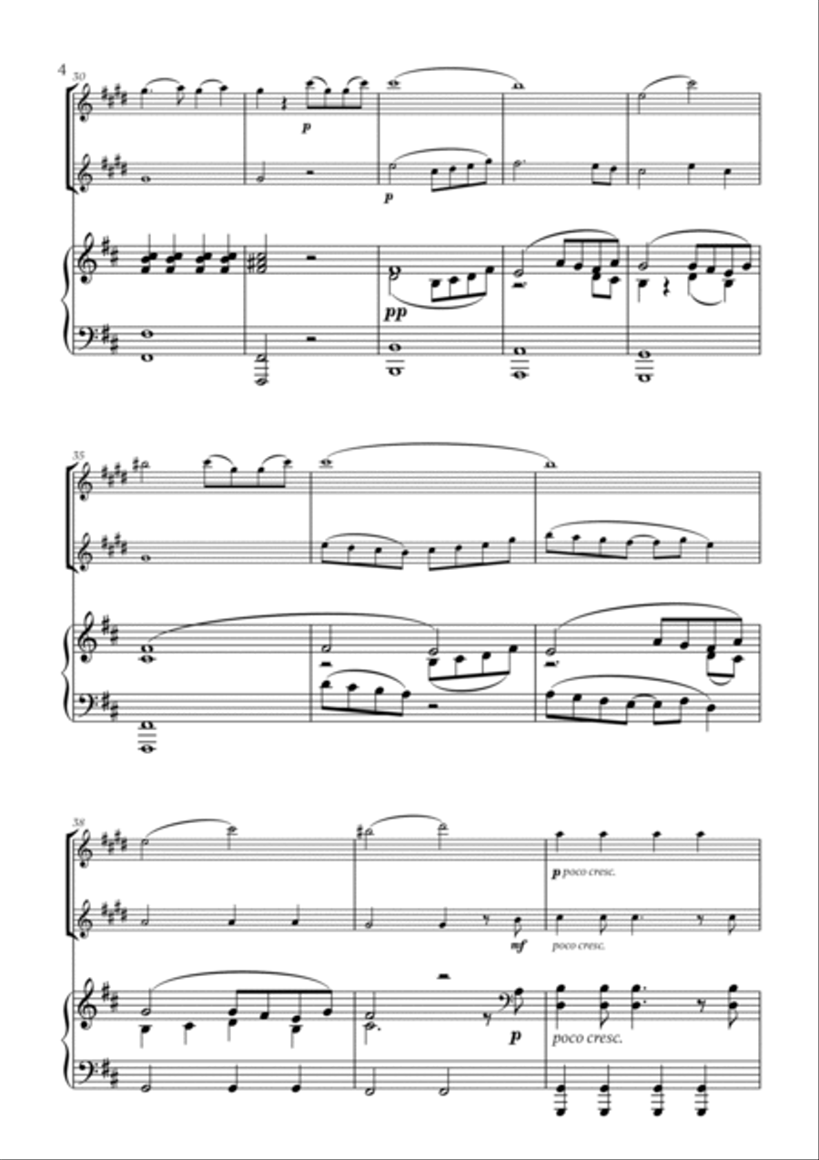 Mary, Did You Know? Mary, Did You Know? Trumpet Duet scores gallery preview page 4