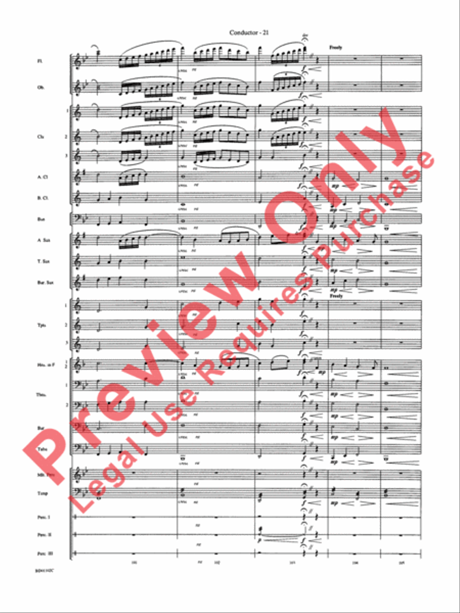 Into the Storm Into the Storm Concert Band scores gallery preview page 24