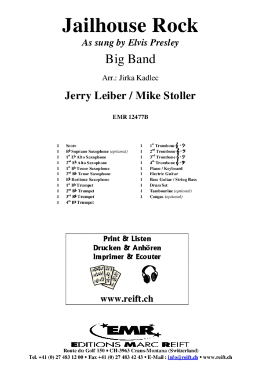 Jailhouse Rock Big Band scores gallery preview page 2