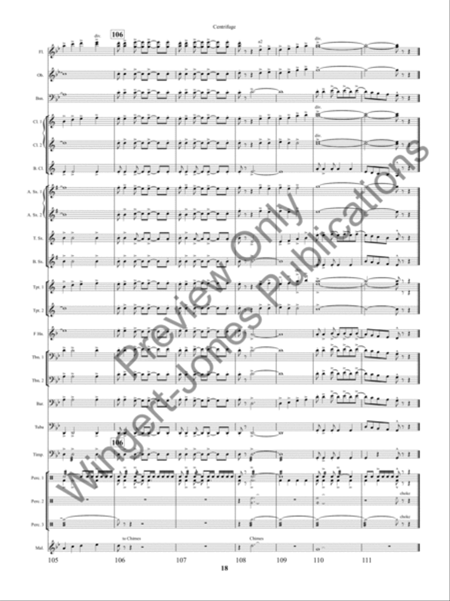 Centrifuge Centrifuge Concert Band scores gallery preview page 21