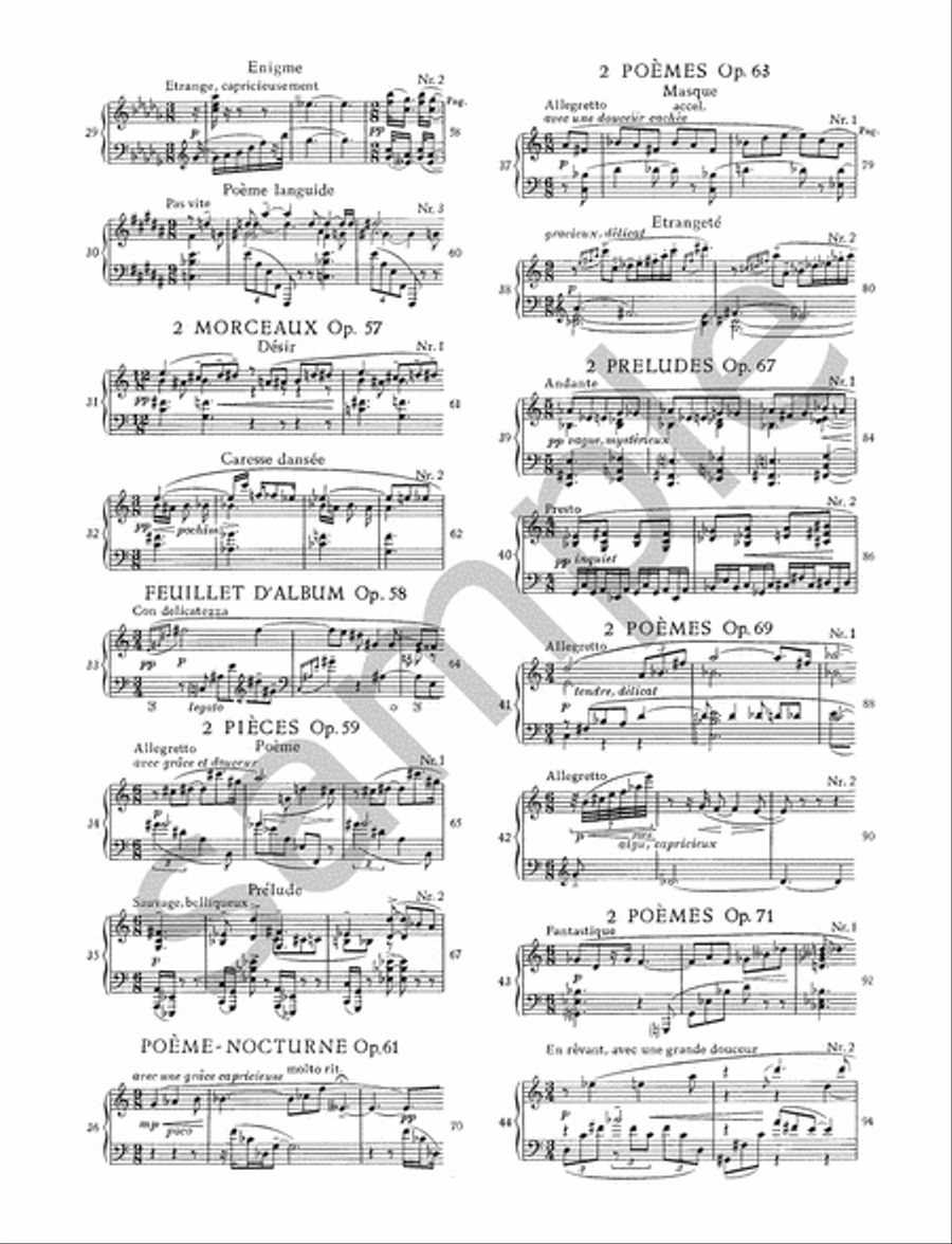 Selected Piano Works -- Préludes, Poèm