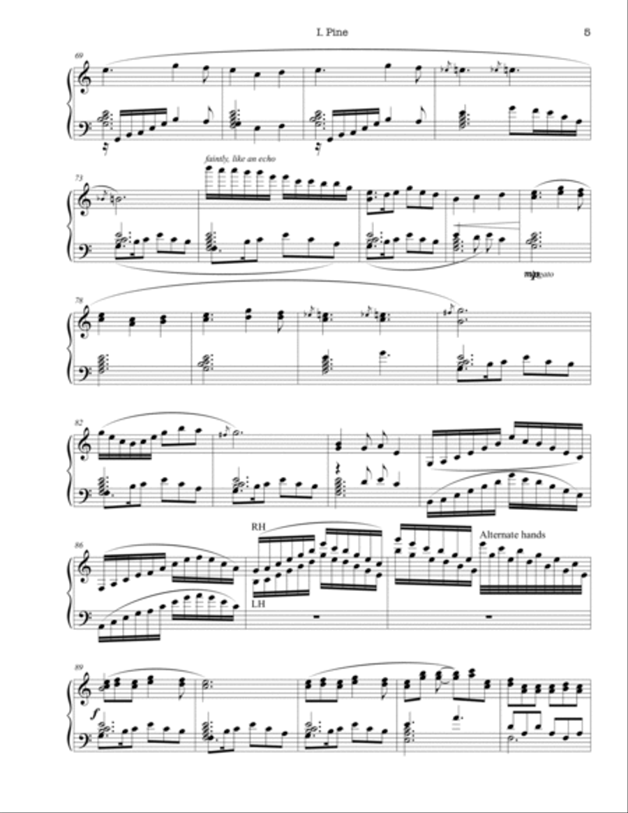 Arboreal Suite Piano Solo scores gallery preview page 5