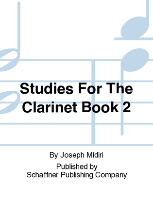 Studies For The Clarinet Book 2