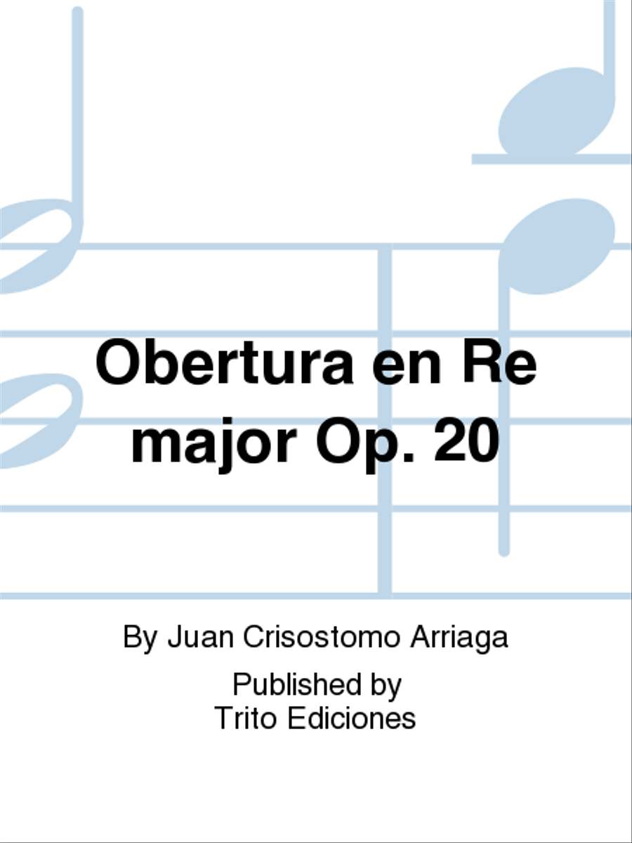 Obertura en Re, op.20 School and Community scores gallery preview page 1