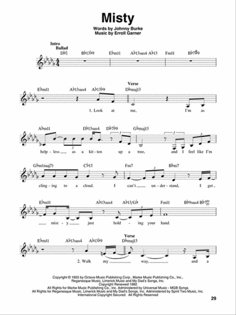 Jazz Vocal Standards Vocal Jazz Ensemble scores gallery preview page 3
