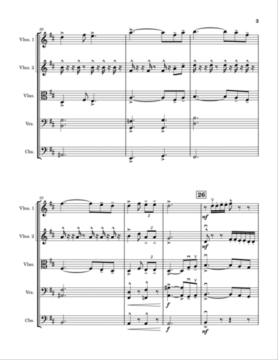 Nomination String Orchestra scores gallery preview page 3