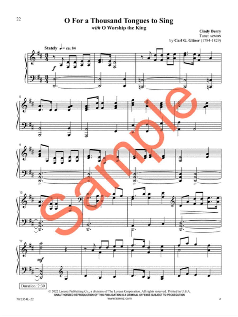 In Joyful Song In Joyful Song Piano Solo scores gallery preview page 18