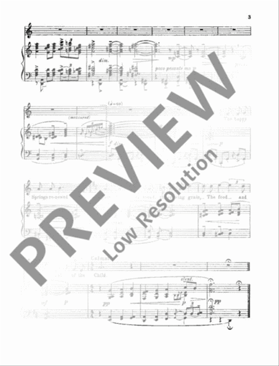 Songs Sacred and profane High Voice scores gallery preview page 6