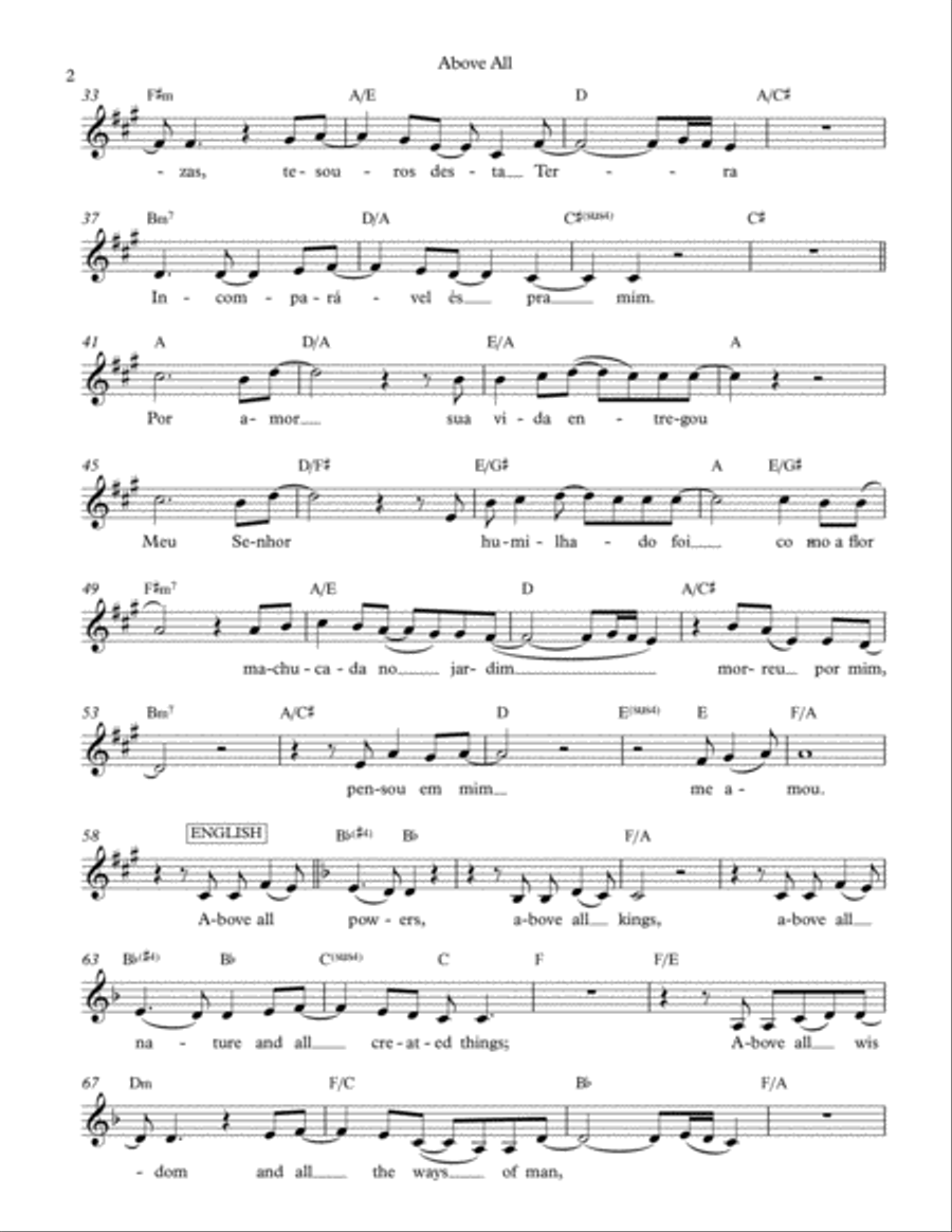 Above All Above All Large Ensemble scores gallery preview page 2