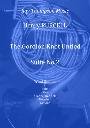 Book cover for Purcell: "The Gordian Knot Untied" Suite No. 2 - wind quintet