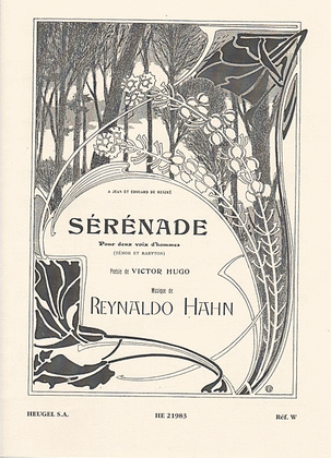 Book cover for Hahn Serenade Melodies A. Acc. Book