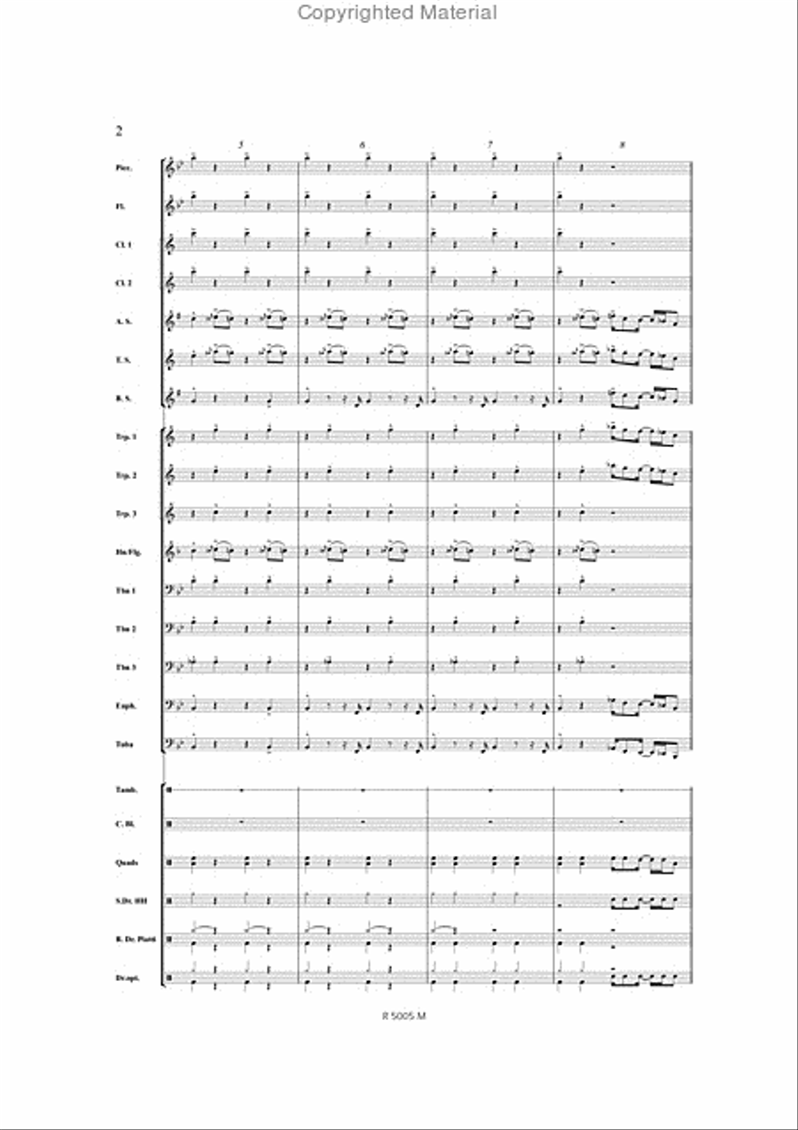 Think Think Marching Band scores gallery preview page 3