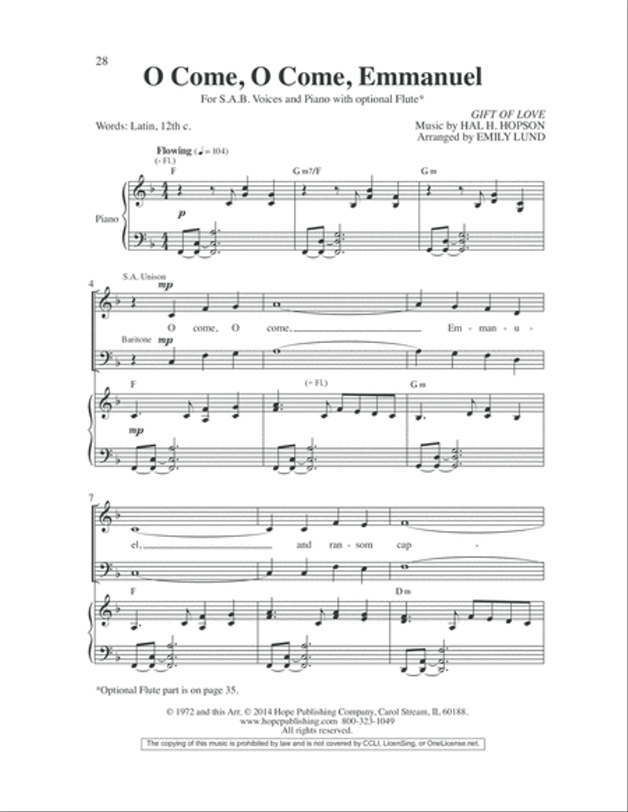Easy Anthems, Vol. 4 Easy Anthems, Vol. 4 3-Part scores gallery preview page 29
