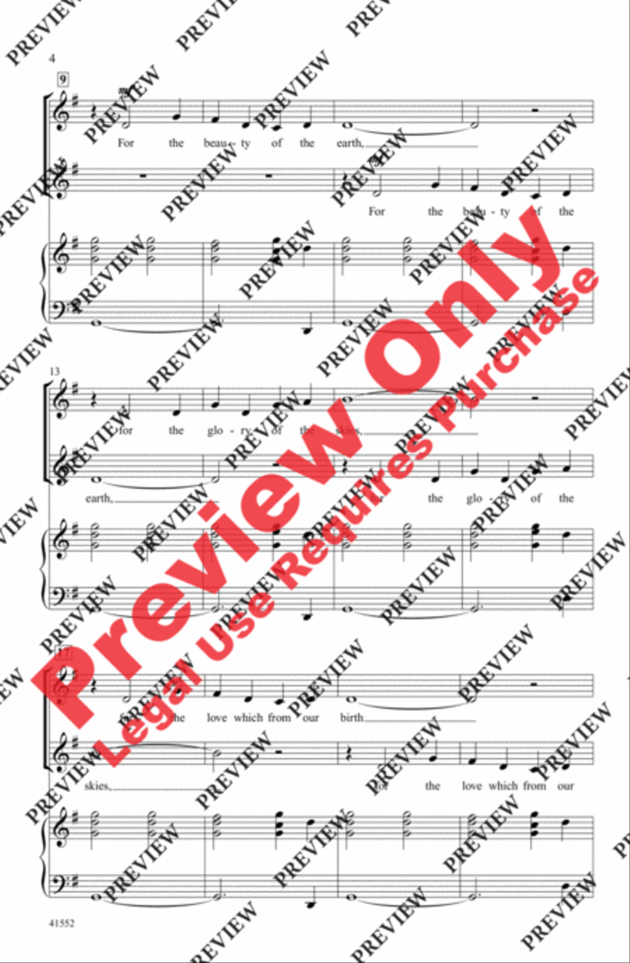 Of Grateful Praise 2-Part scores gallery preview page 3
