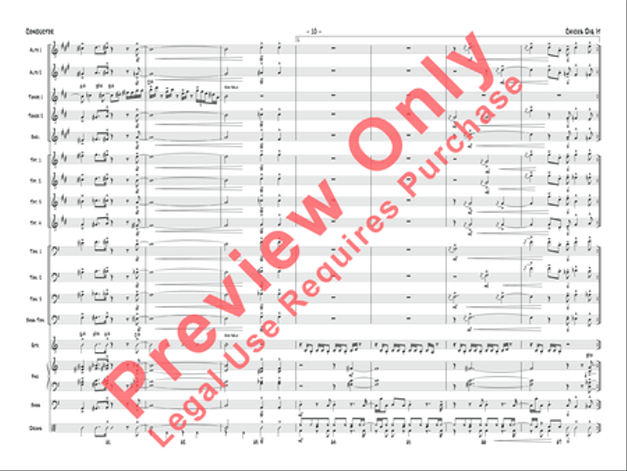 Chicks Dig It Jazz Ensemble scores gallery preview page 11