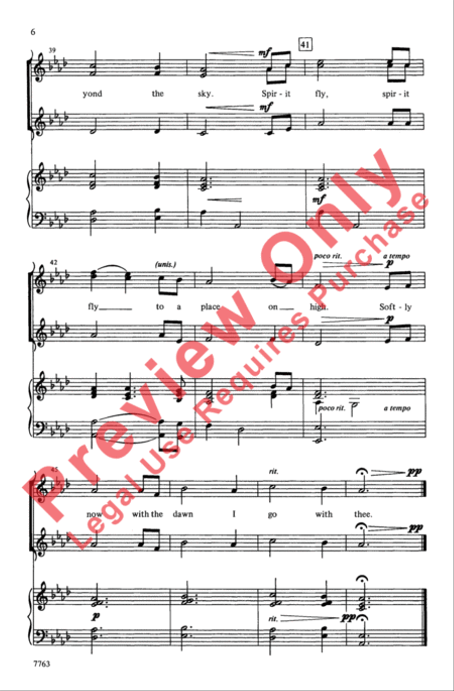 To the Sky Women's Choir scores gallery preview page 5