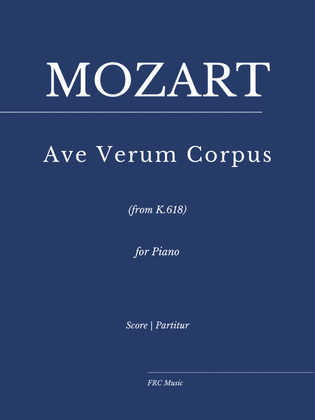 Book cover for Ave Verum Corpus from K. 618 (as Played by Vikingur Olafsson) for Piano