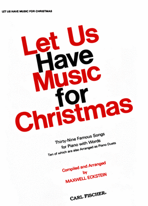 Book cover for Let Us Have Music For Christmas