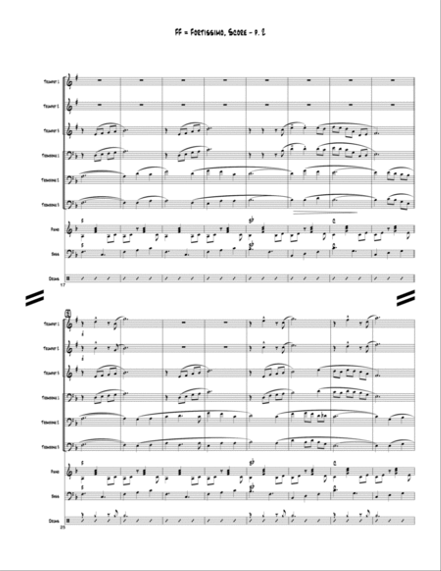 FF = Fortissimo