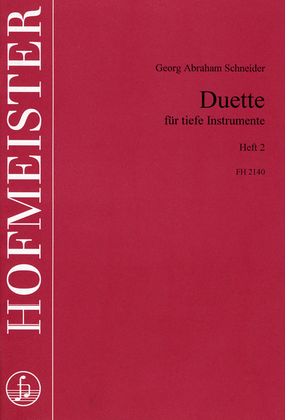 Duette fur tiefe Instrumente, Heft 2