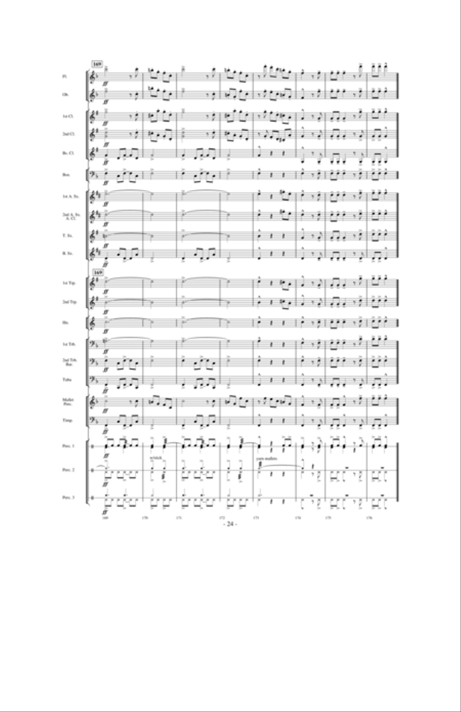 Velocity Concert Band scores gallery preview page 23