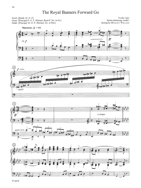 Organ Works of Healey Willan by Healey Willan Organ - Sheet Music