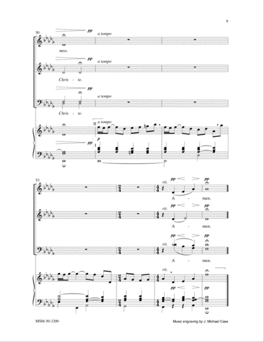 Beneath the Cross of Jesus 4-Part scores gallery preview page 6