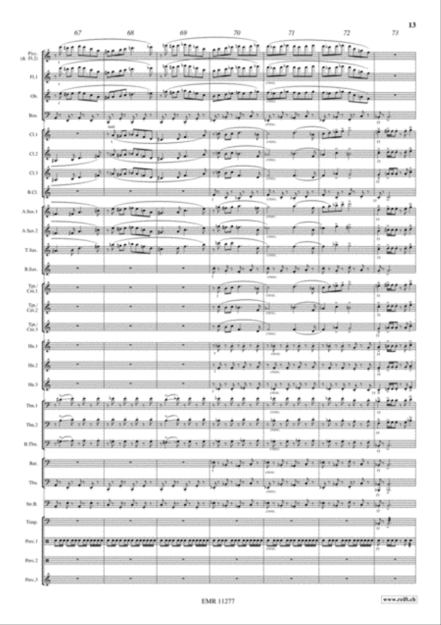 Genghis Khan Concert Band scores gallery preview page 14
