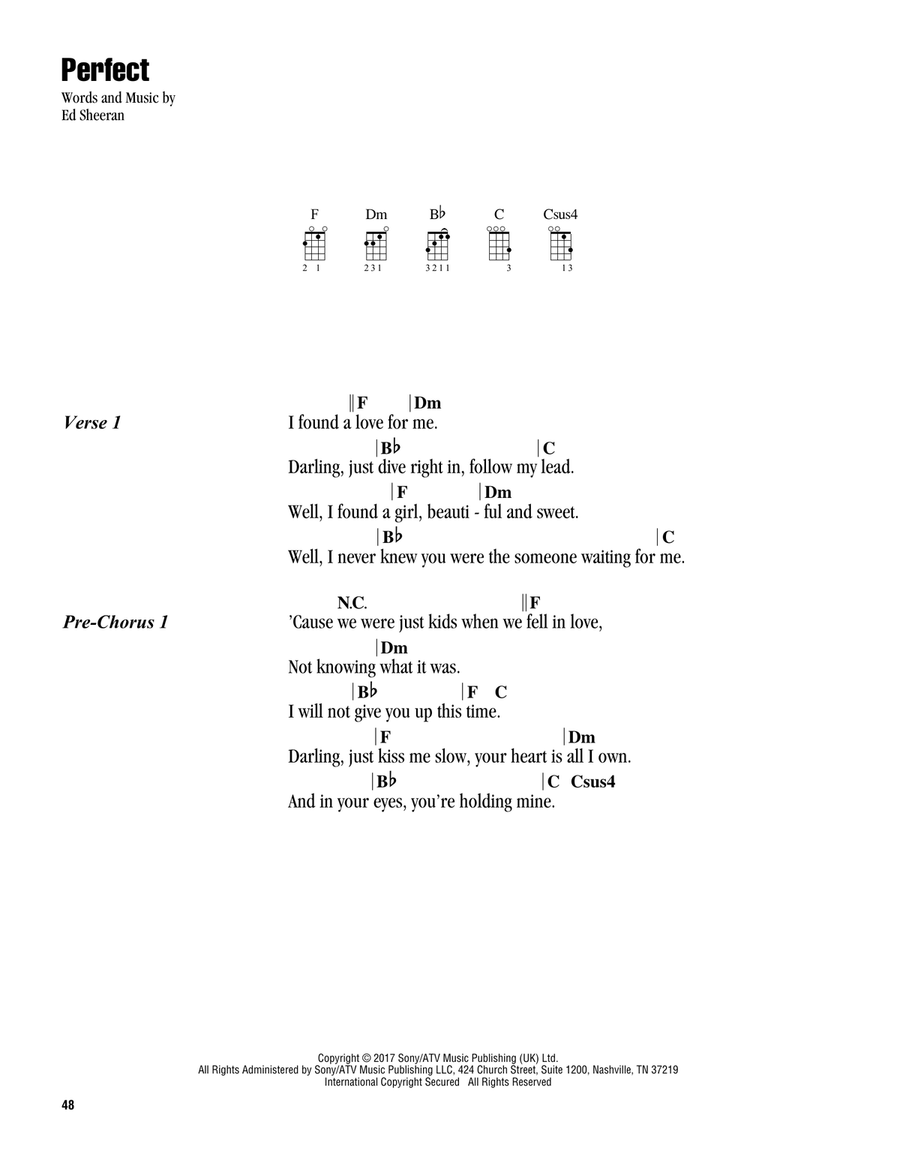 Perfect Ukulele scores gallery preview page 1