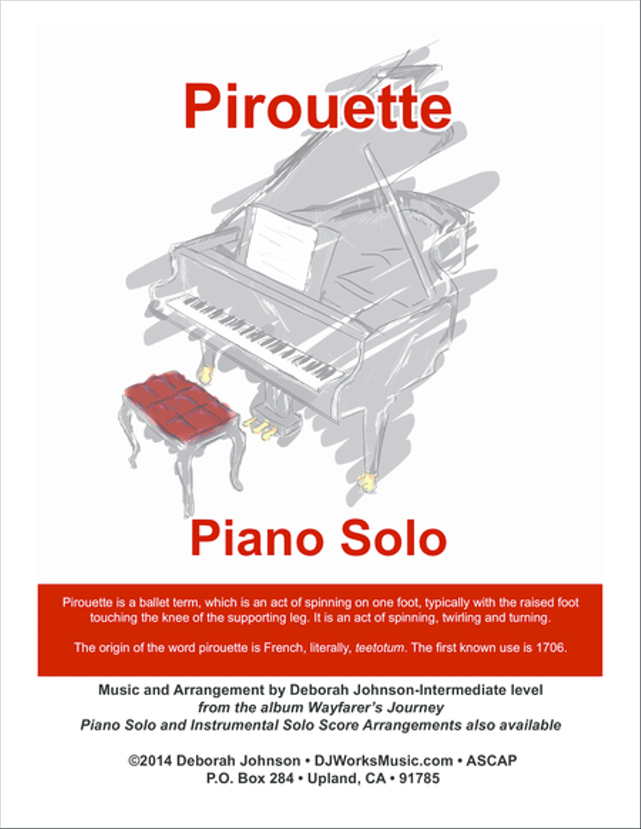 Pirouette Piano Solo Guitar - Digital Sheet Music