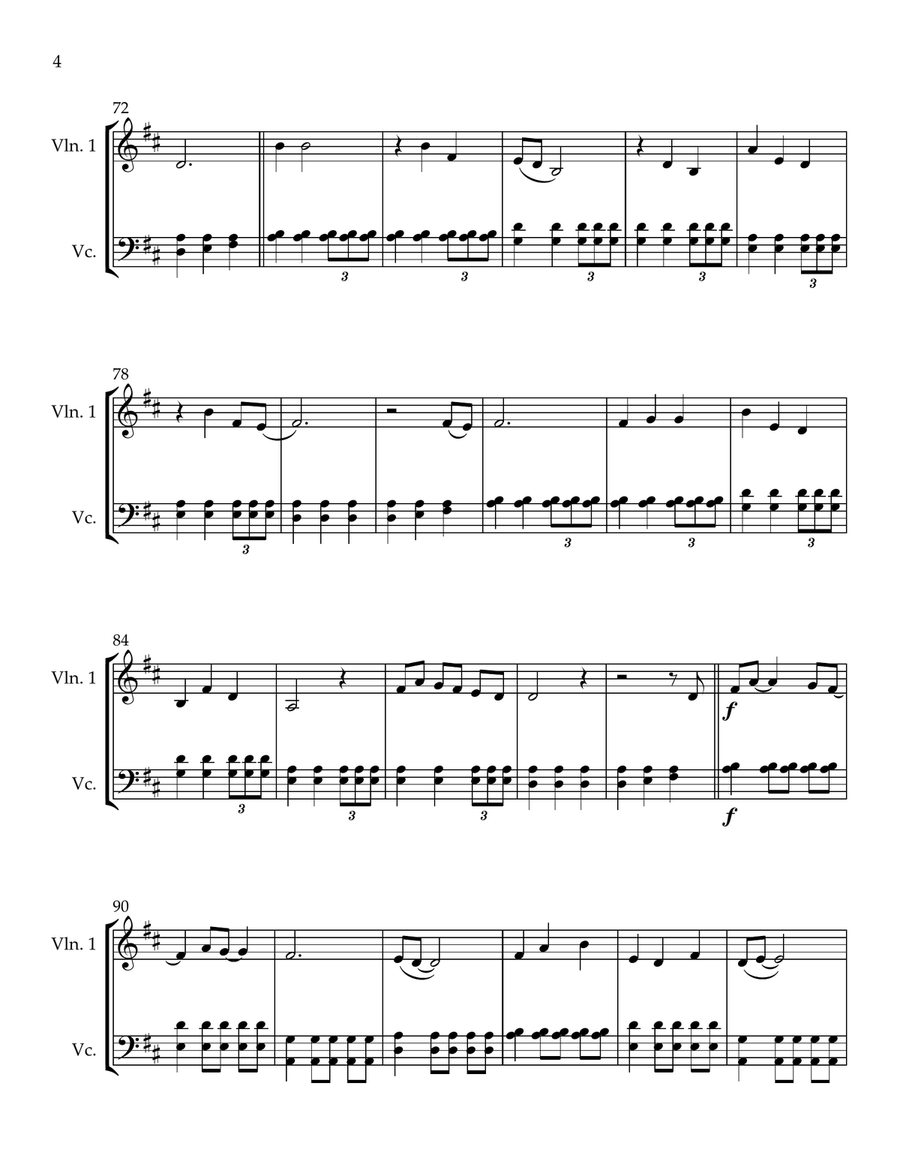 Daughters String Duet scores gallery preview page 4