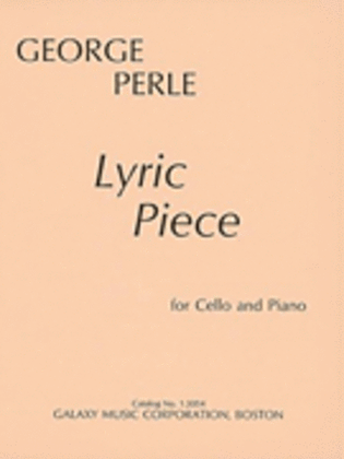 Lyric Piece (score And Part)