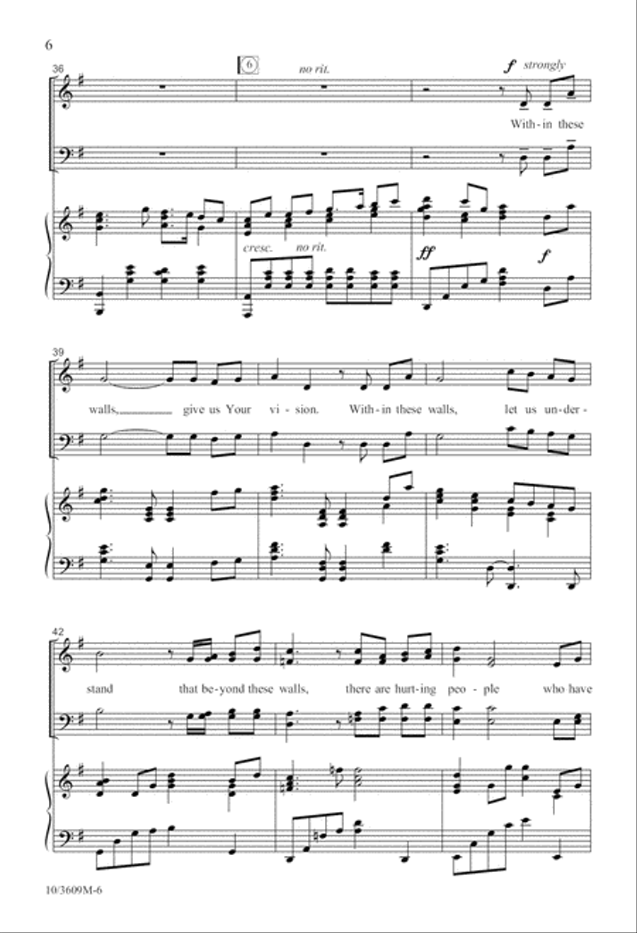 Within These Walls 4-Part scores gallery preview page 6
