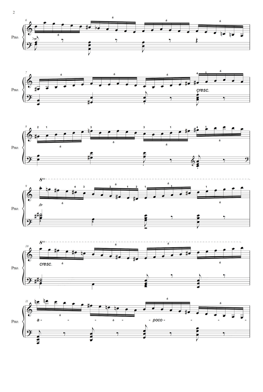 Czerny Op.740-no.17 Piano Solo scores gallery preview page 2