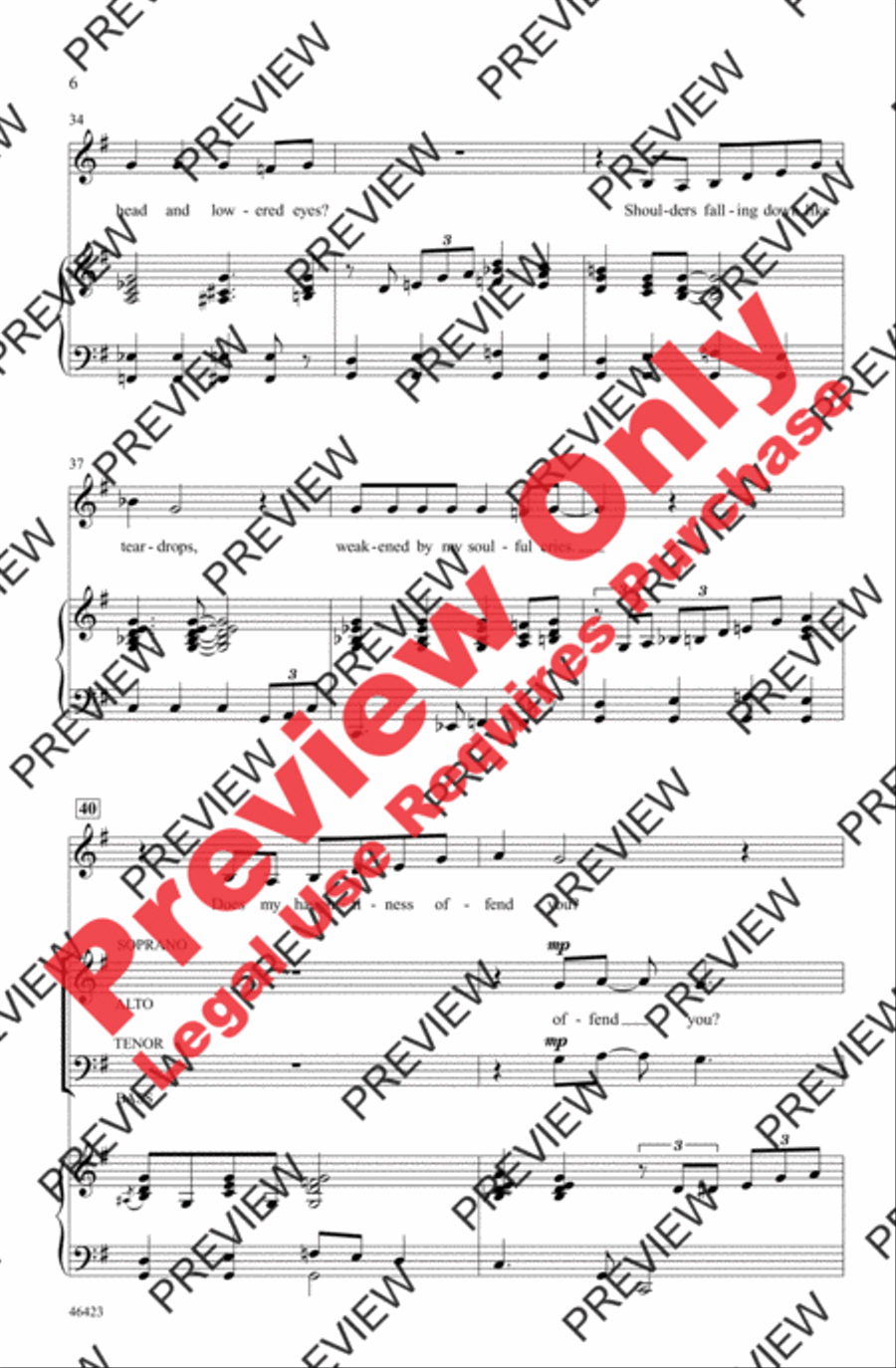 Still I Rise 4-Part scores gallery preview page 6