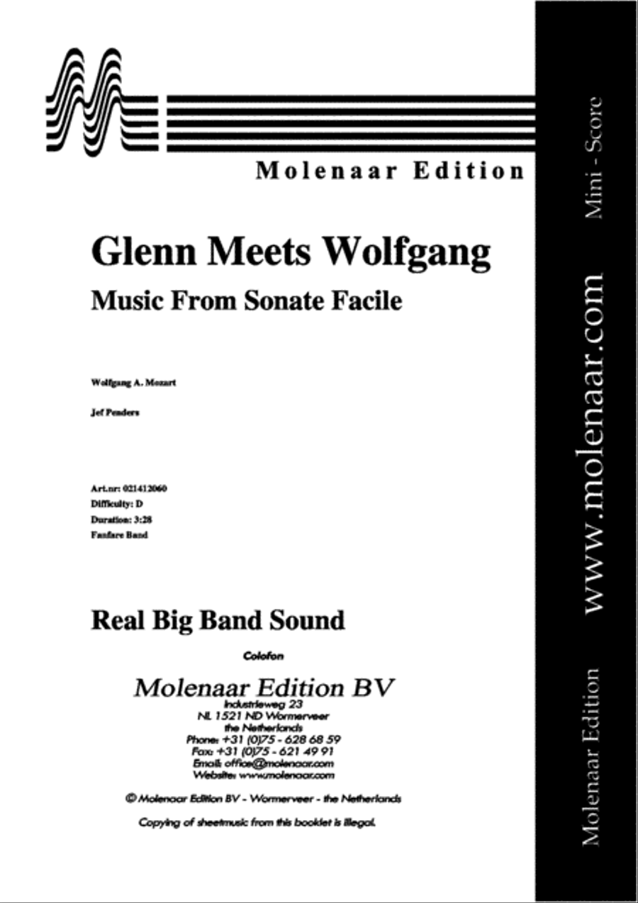 Glenn Meets Wolfgang Big Band scores gallery preview page 2