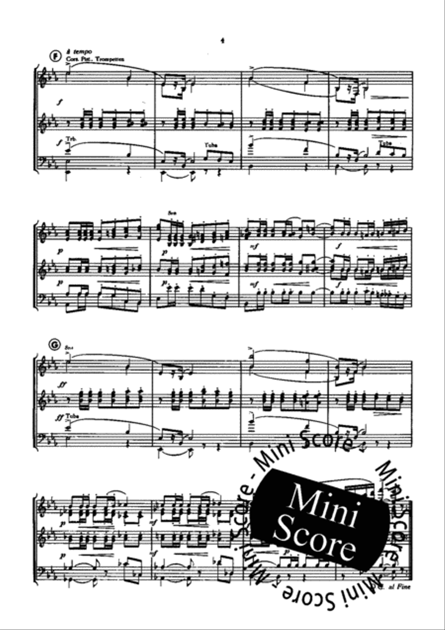 Military Polonaise Concert Band scores gallery preview page 6