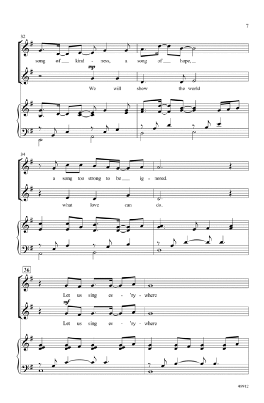 What Love Can Do What Love Can Do Choir scores gallery preview page 6