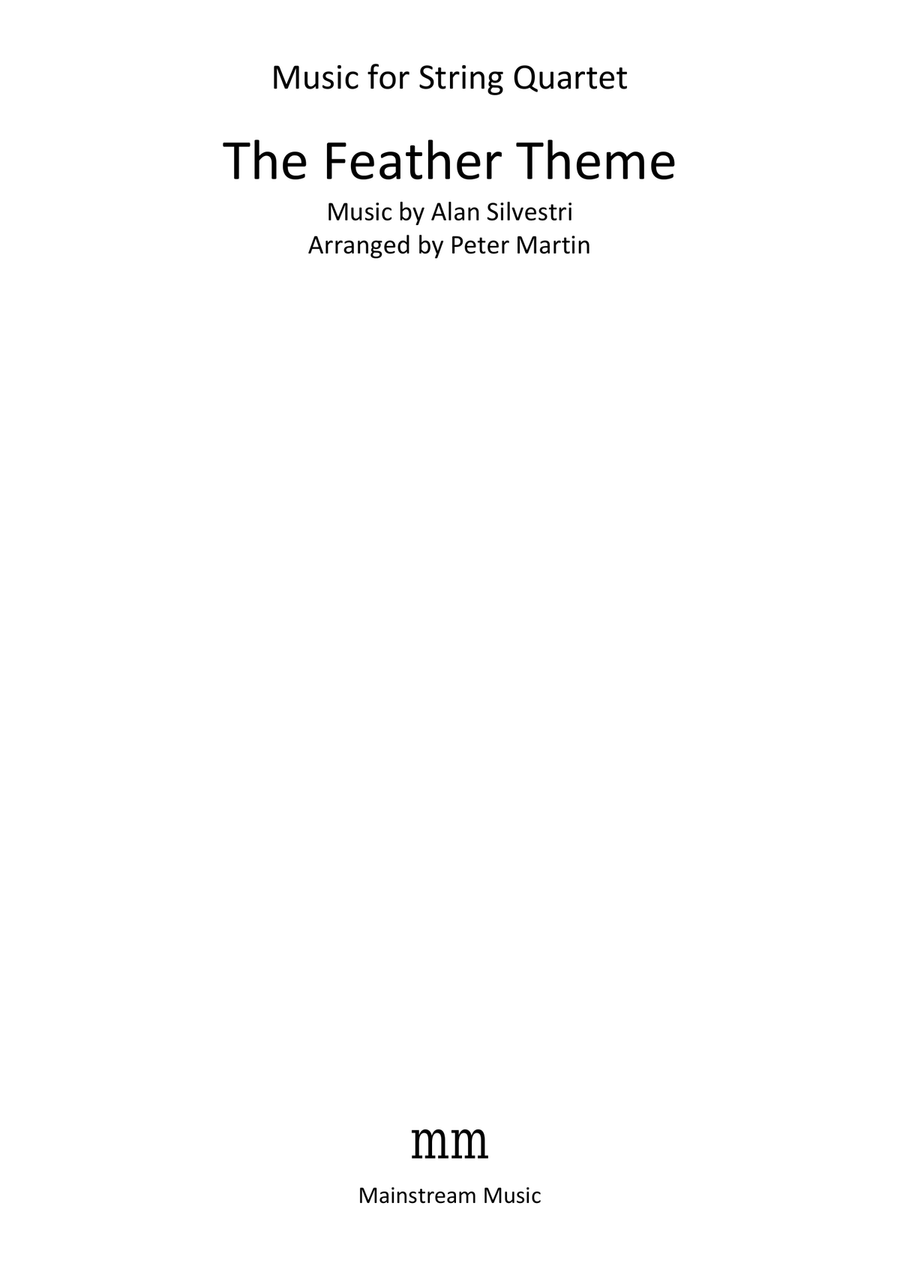 Forrest Gump - Main Title (Feather Theme) from the Paramount Motion Picture FORREST GUMP String Quartet scores gallery preview page 2